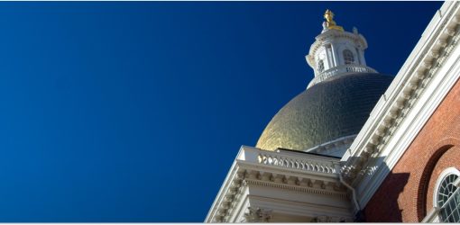 Picture of Boston MA state house profile