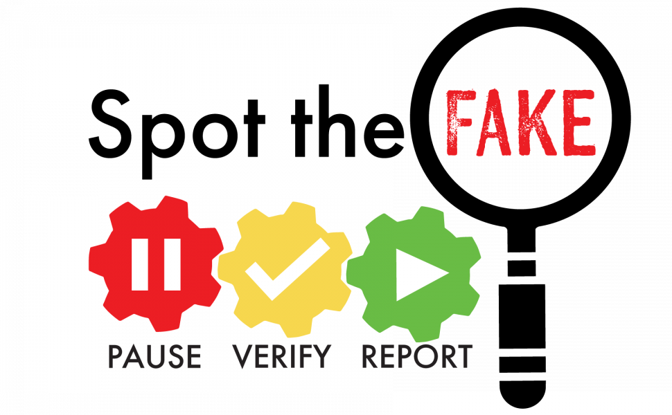 Spot the Fake. Pause Verify Report.