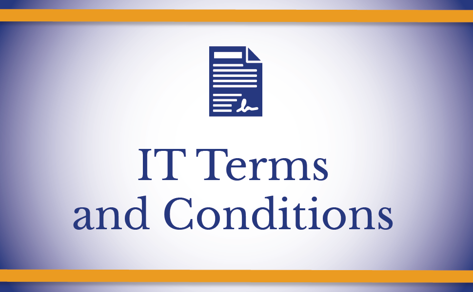 IT Terms and Conditions