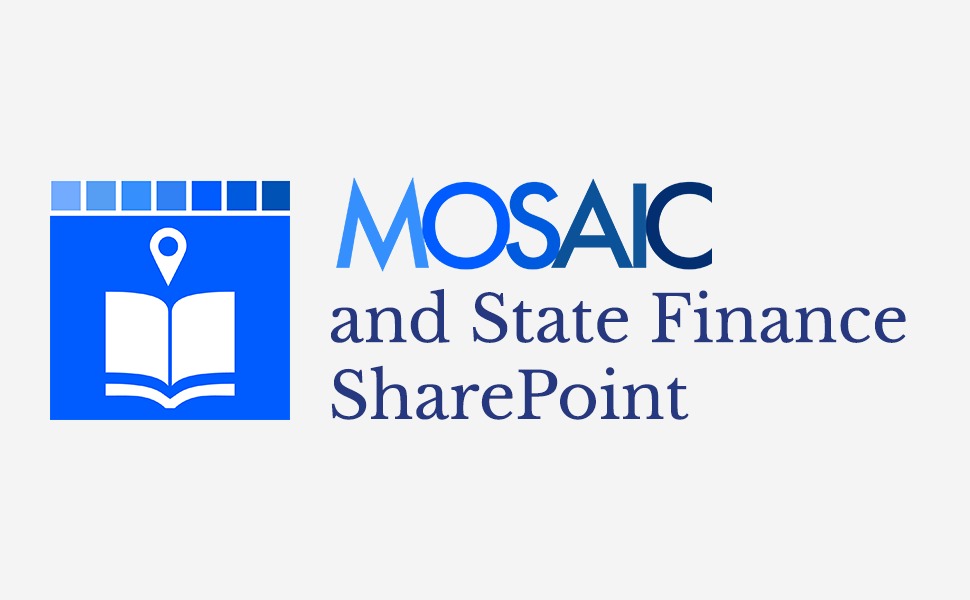 Mosaic and State Finance SharePoint