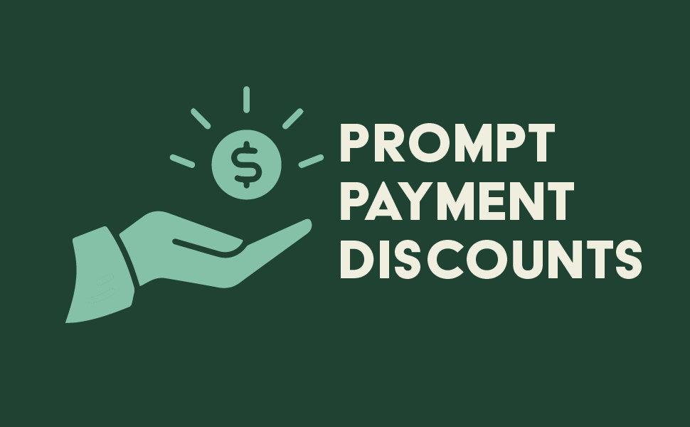 prompt payment discounts