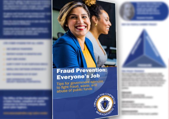 An image of the "Fraud Prevention: Everyone's Job" brochure