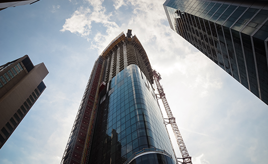 Consturction underway at One Dalton