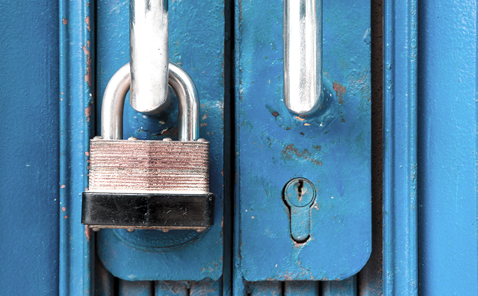 An image of a padlock