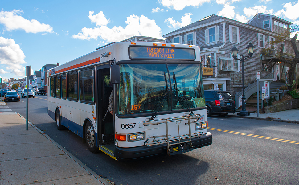 A Greater Attleboro Regional Authority bus